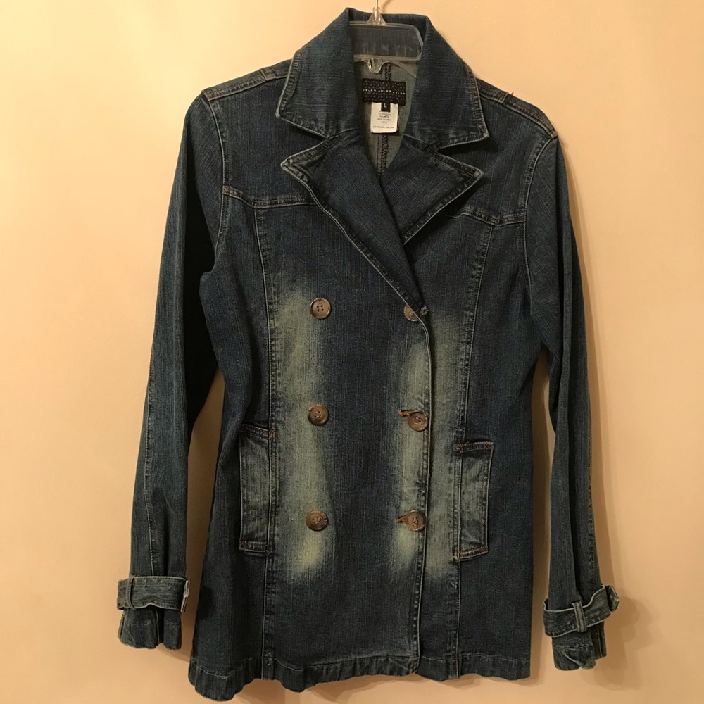 Love Denim Double Breasted Jacket